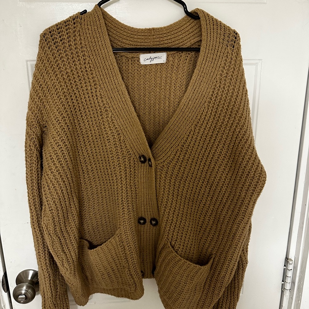 Tan Cardigan